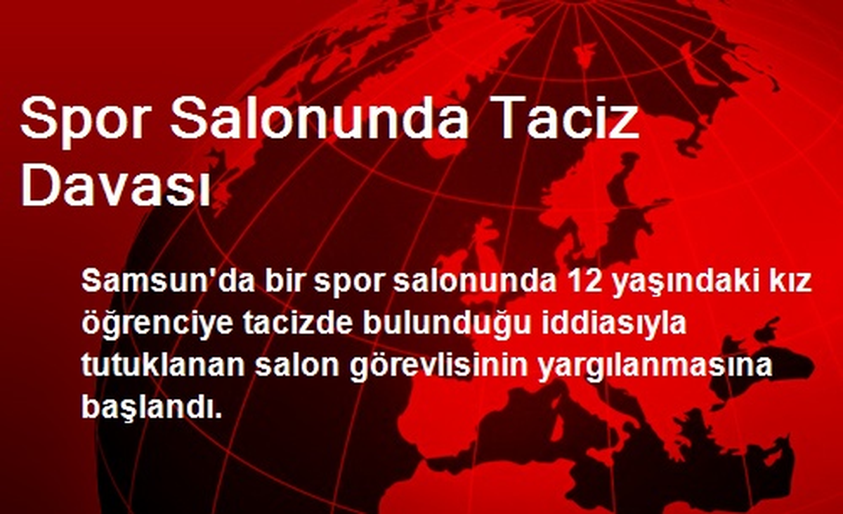 Spor Salonunda Taciz Davası