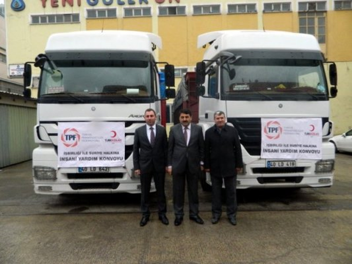 TPF\'den Suriye\'ye Gıda Yardımı