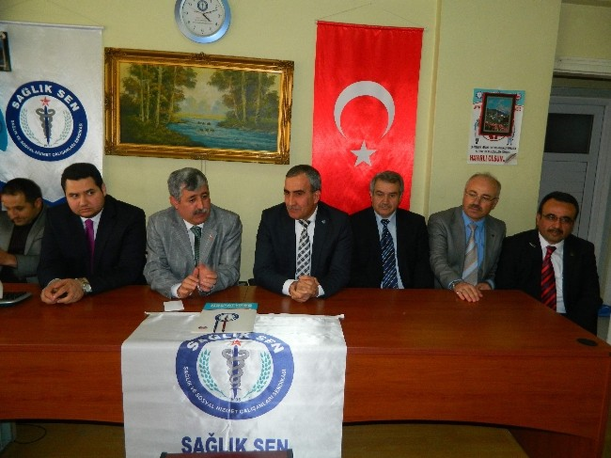 Uğur Polat\'tan Sağlık Sen\'e Ziyaret