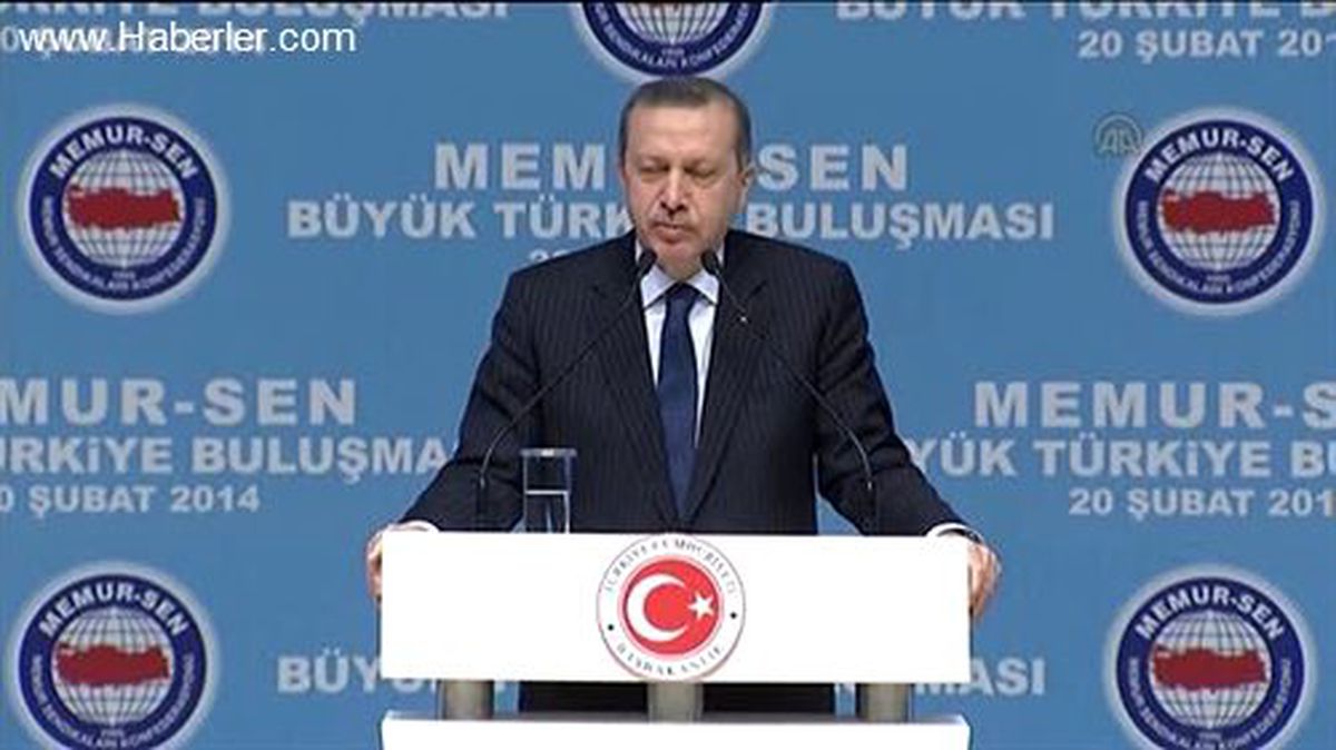 Erdoğan: \'\'28 Şubat\'ta dimdik duran Memur-Sen\'e teşekkür ediyorum\'\' -
