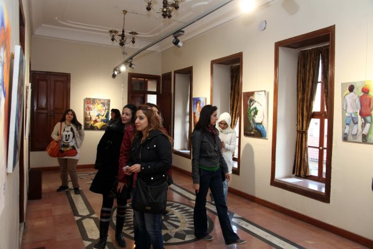 GAÜN'de Yrd. Doç. Dr. Hafize Pektaş'ın Kişisel Resim Sergisi Açıldı