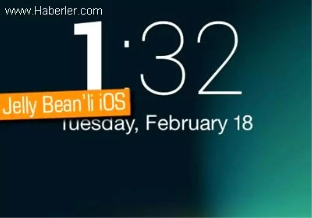 İphone\'da Android Kilit Ekranı!?
