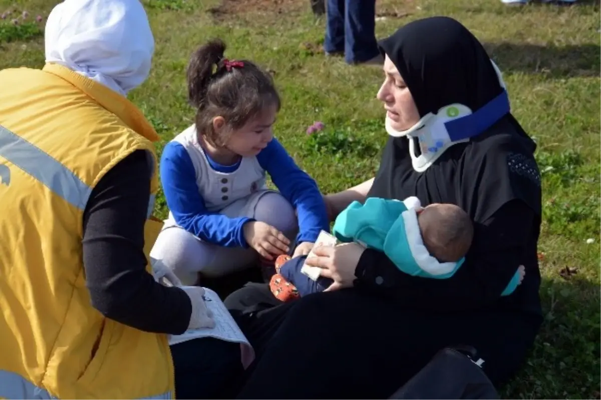 Kaza Sonrası Gözyaşlarına Boğuldu