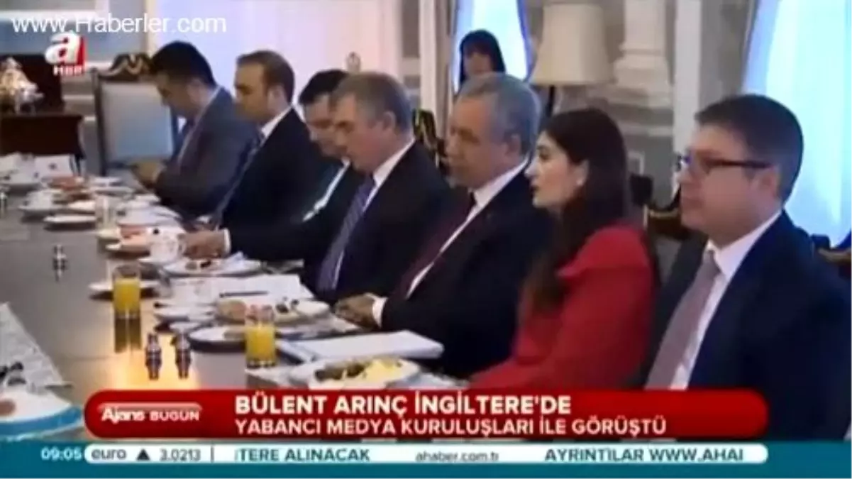 Arınç\'ın İngiltere Temasları