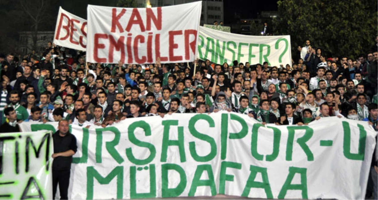 Bursaspor Taraftarından TFF Protestosu