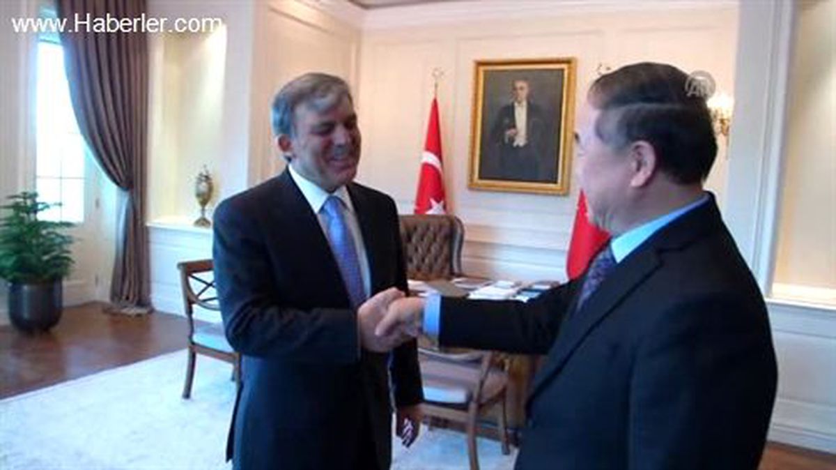 Cumhurbaşkanı Gül\'ün kabulü -