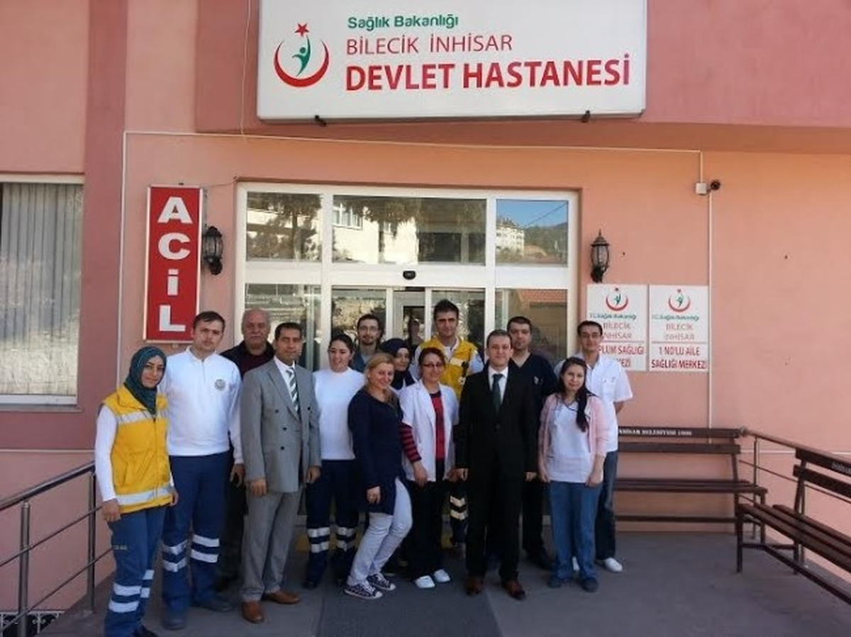 Dr. Yasin Yılmaz\'dan İnhisar İlçe Hastanesi\'ne Ziyaret