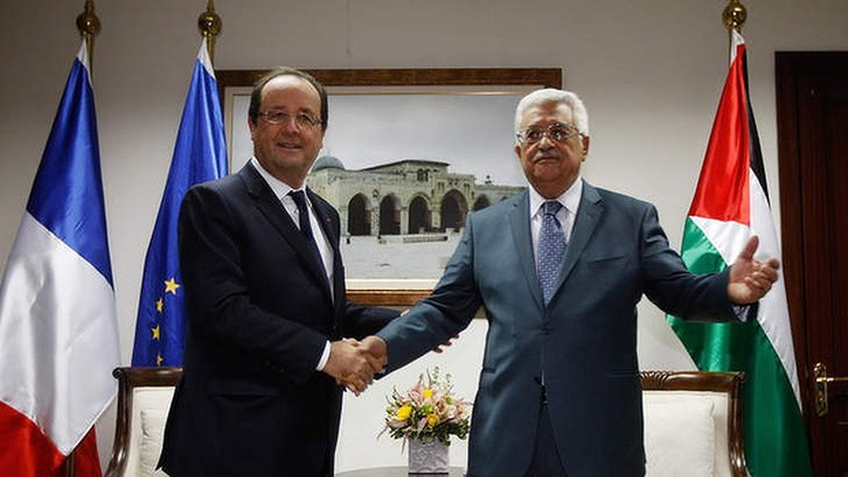 Fransa Cumhurbaşkanı Hollande, Abbas ile Görüştü