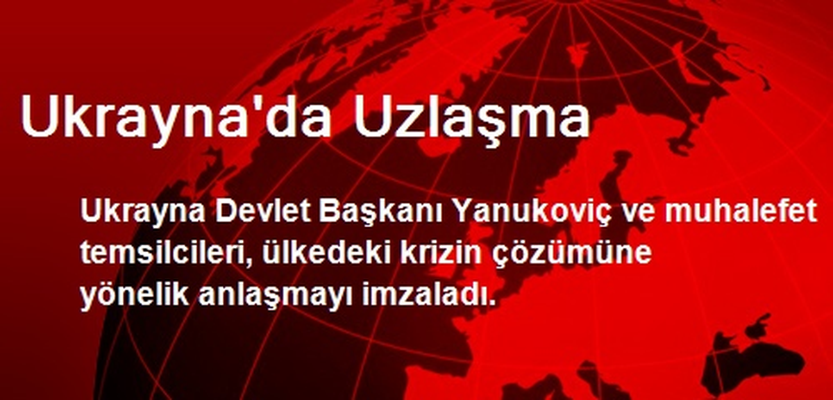 Ukrayna\'da Uzlaşma