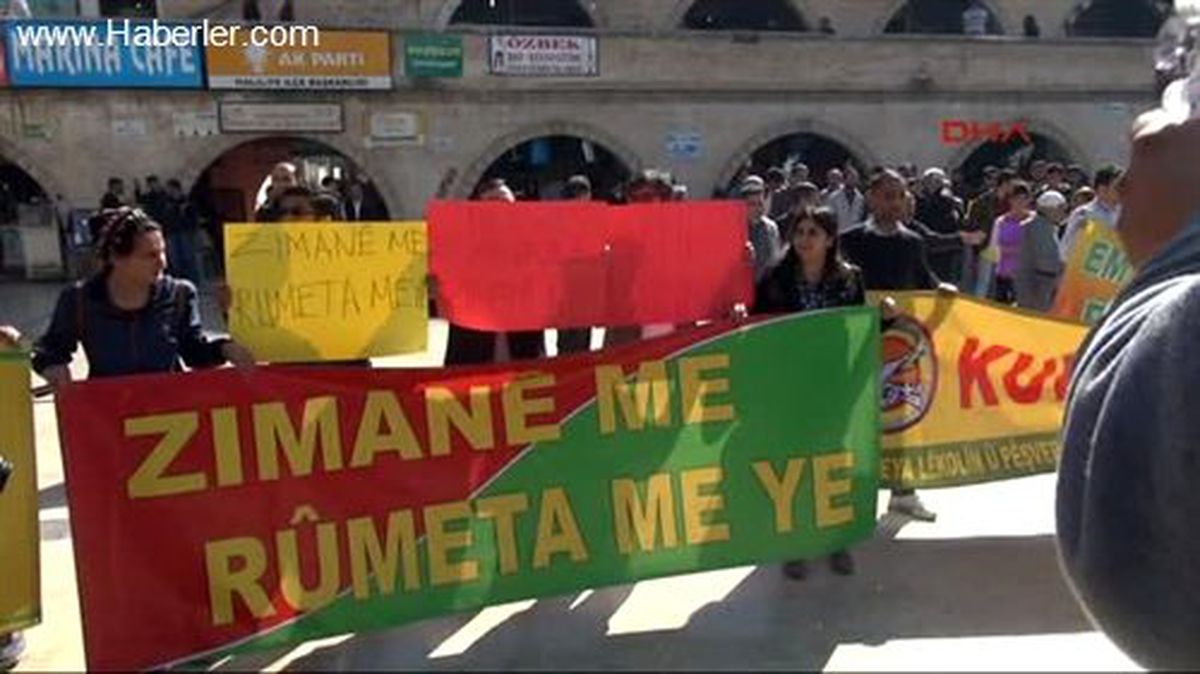 Şanlıurfa\'da Anadil Eylemi