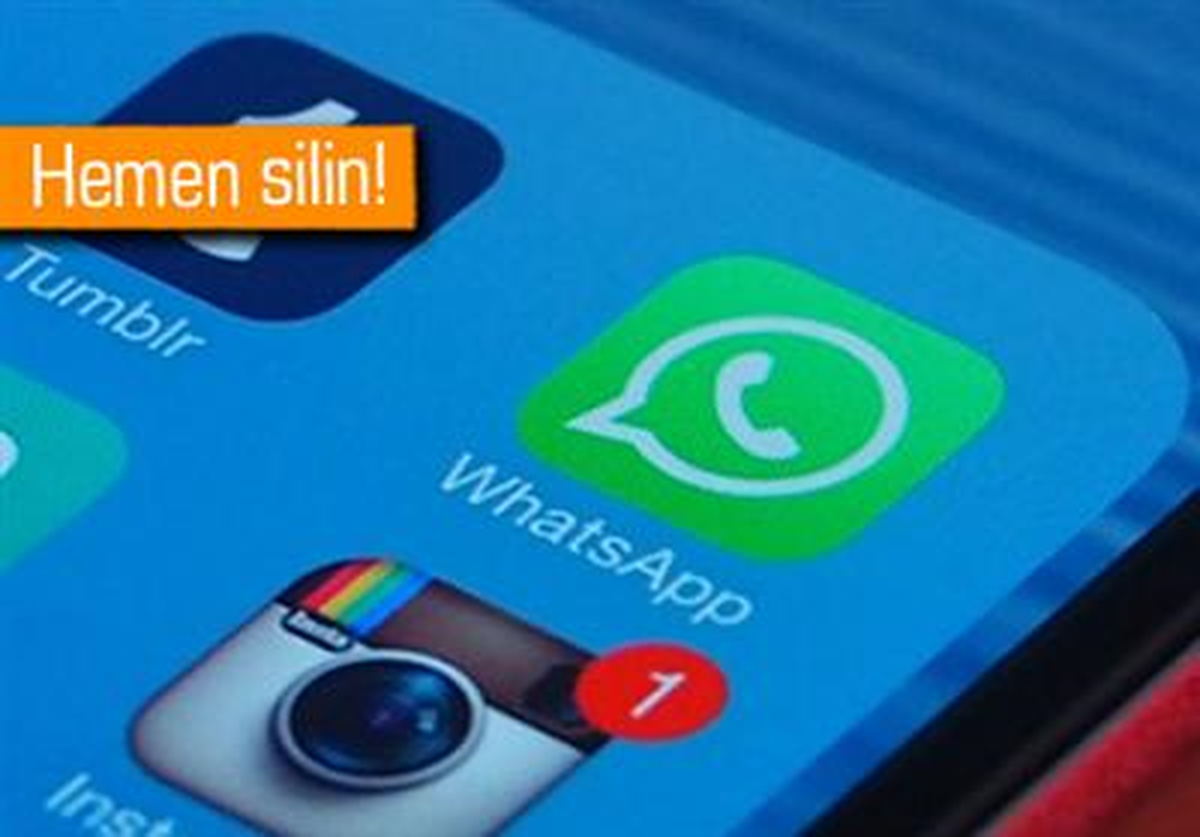 Whatsapp\'ı Silin Uyarısı Geldi!
