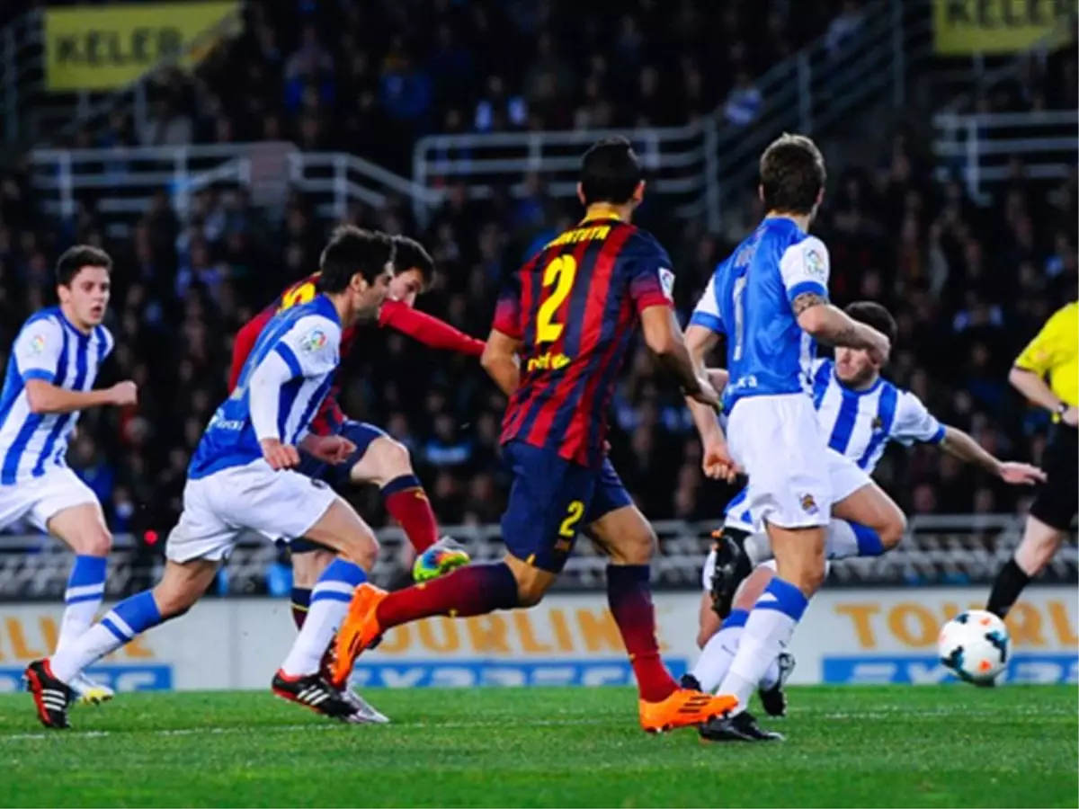 Barcelona, Sociedad Deplasmanında Şokta: 3-1