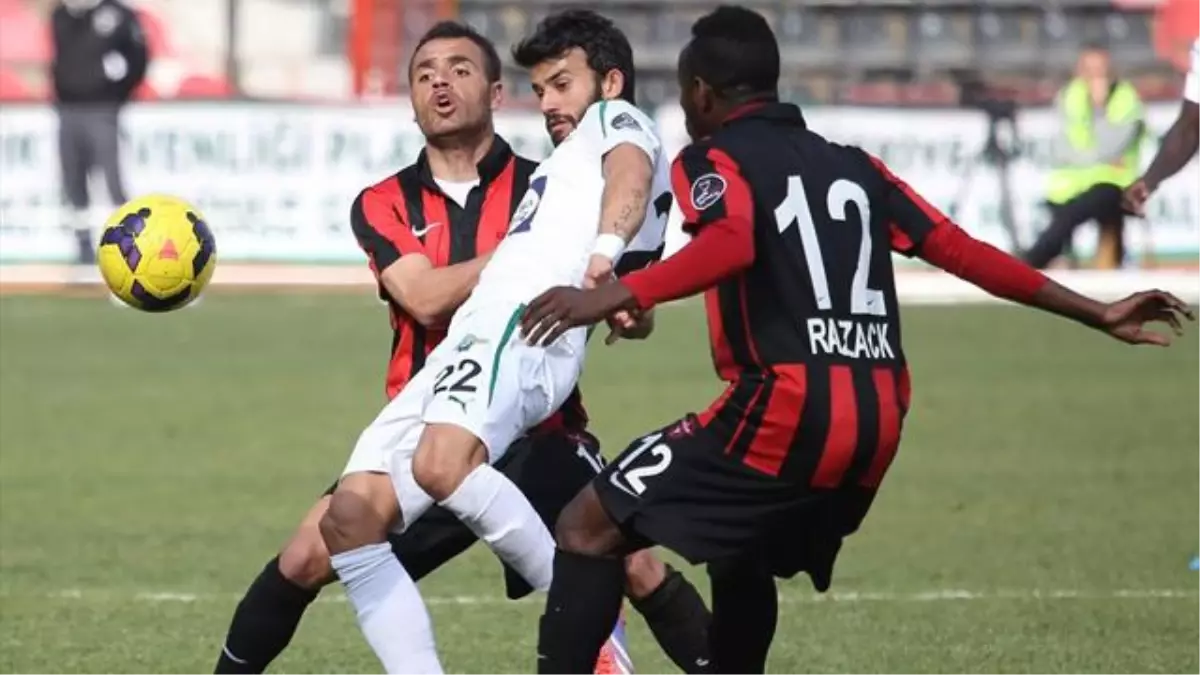 Gaziantepspor - Akhisar Belediyespor: 1-1 / Akhisar Kaçtı Antep Yakaladı