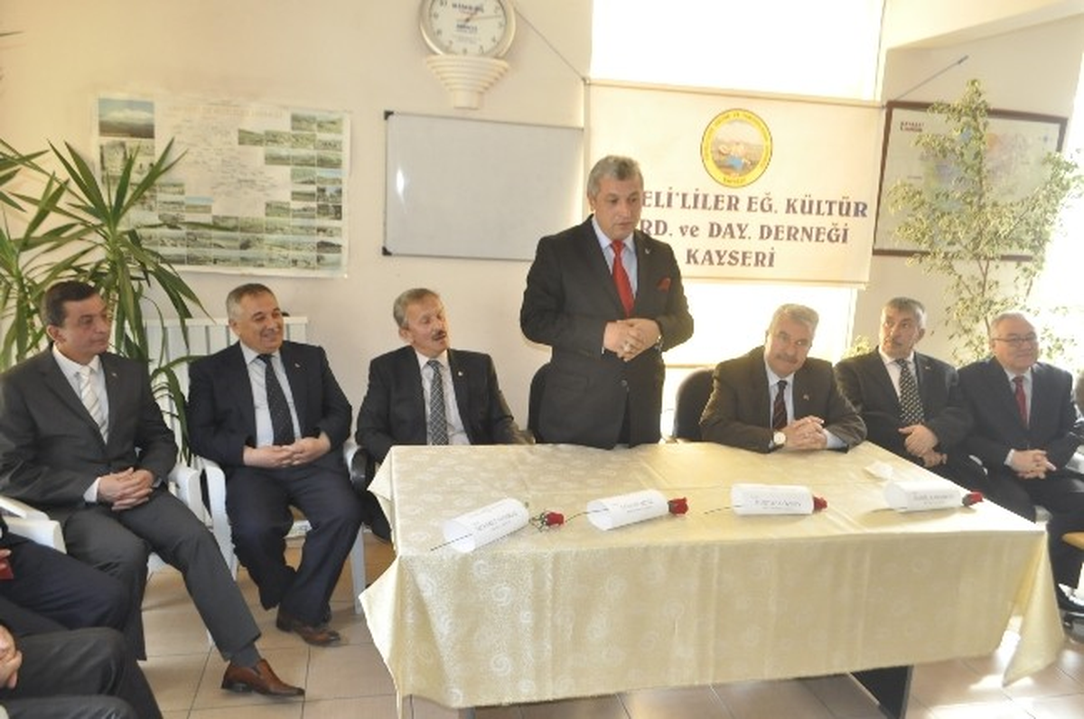 MHP\'li Başkan Adaylarından Develiler Derneğine Ziyaret