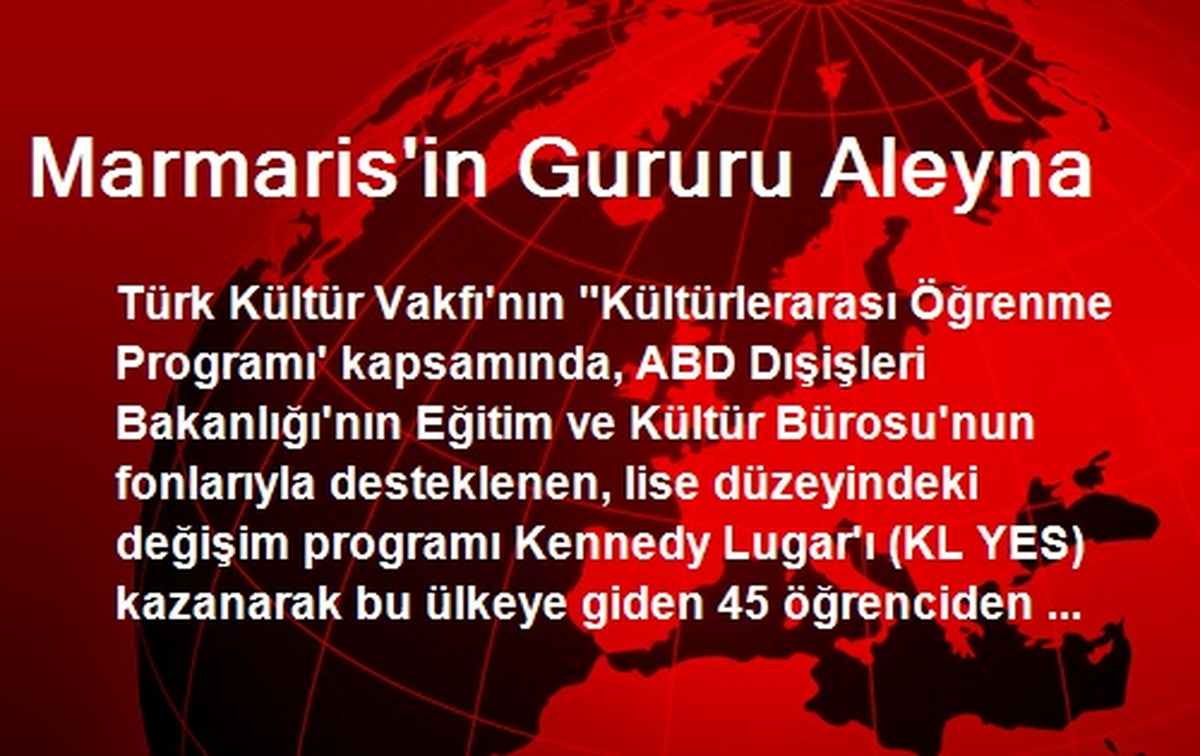 Marmaris\'in Gururu Aleyna