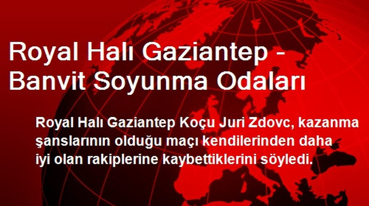 Teknik Direktör Zdovc: İyi Bir Maç Yaptık