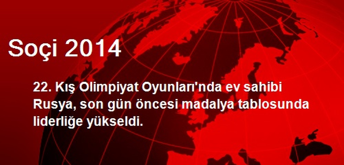 Rusya, Kış Olimpiyat Oyunları\'nda Lider