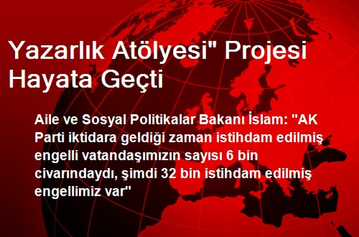 Yazarlık Atölyesi" Projesi Hayata Geçti