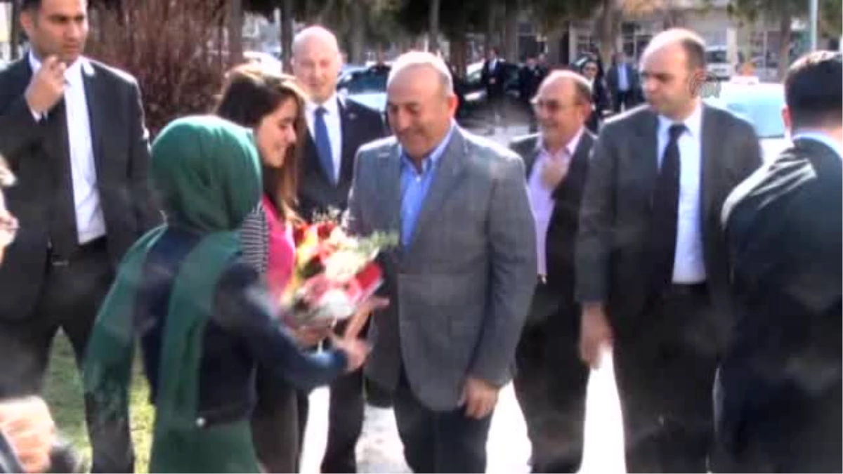 Avrupa Birliği Bakanı ve Başmüzakereci Çavuşoğlu, Burdur\'da