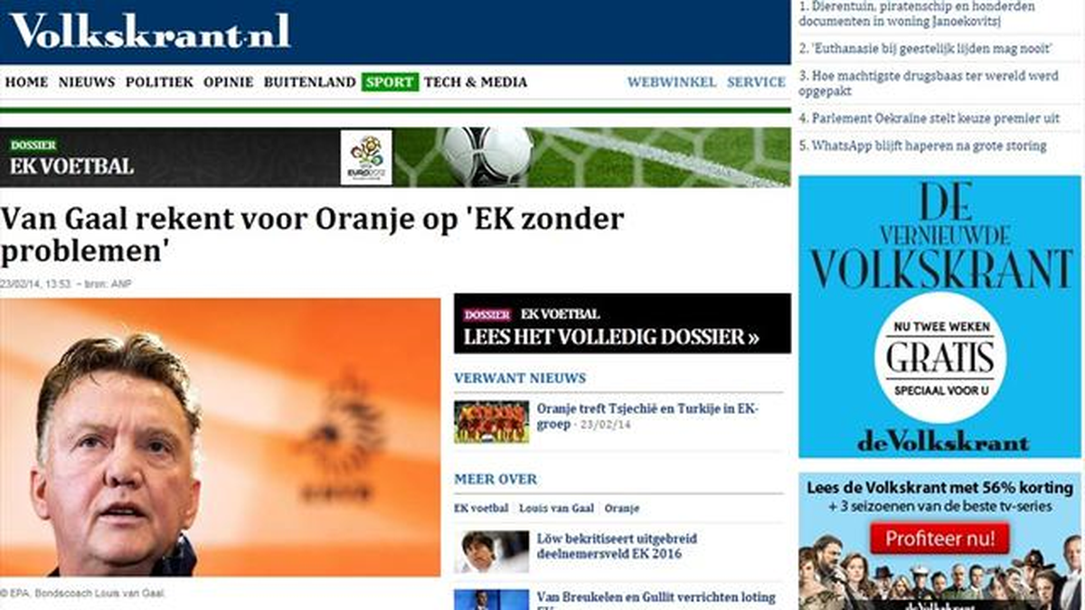 Hollanda Basını Grubu Zayıf Buldu