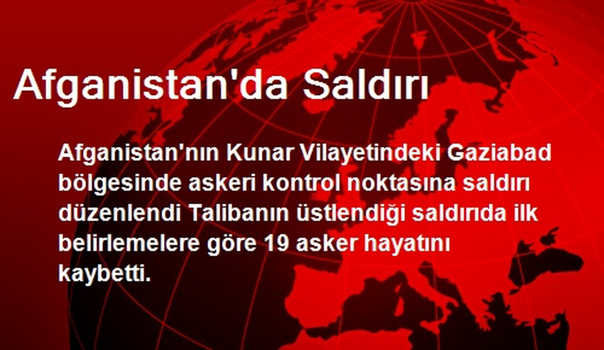 Afganistan\'da Saldırı