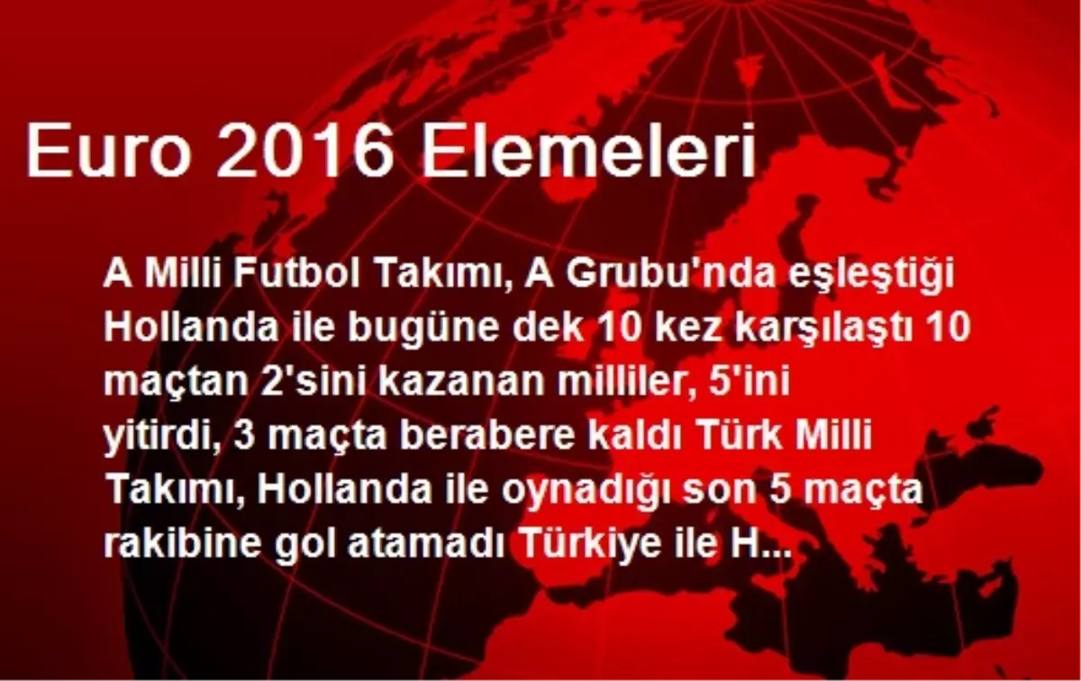 Euro 2016 Elemeleri