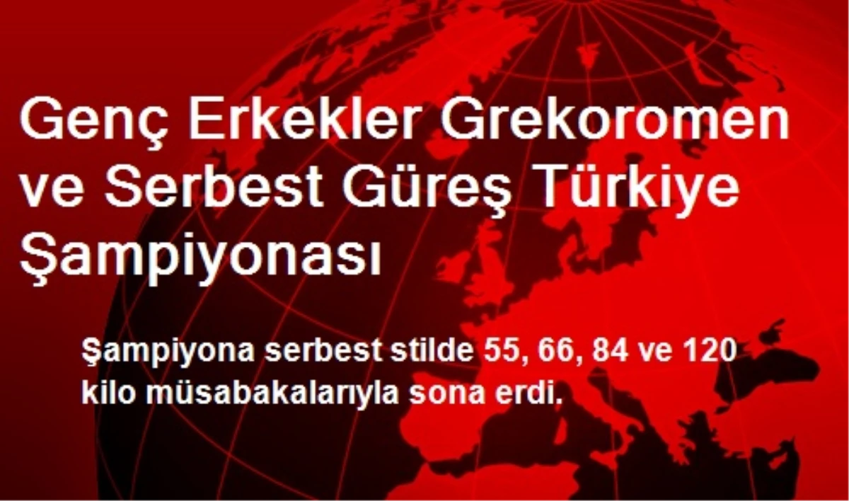 Genç Erkekler Grekoromen ve Serbest Güreş Türkiye Şampiyonası