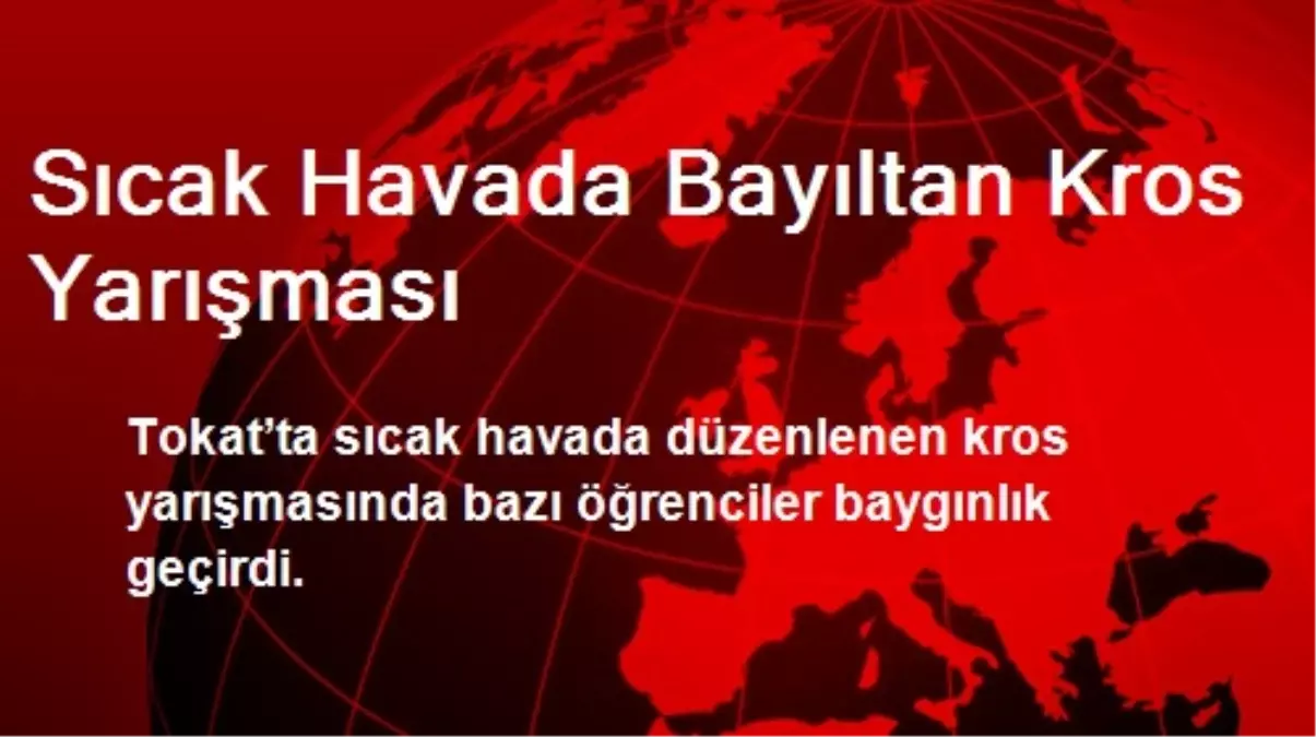 Sıcak Havada Bayıltan Kros Yarışması