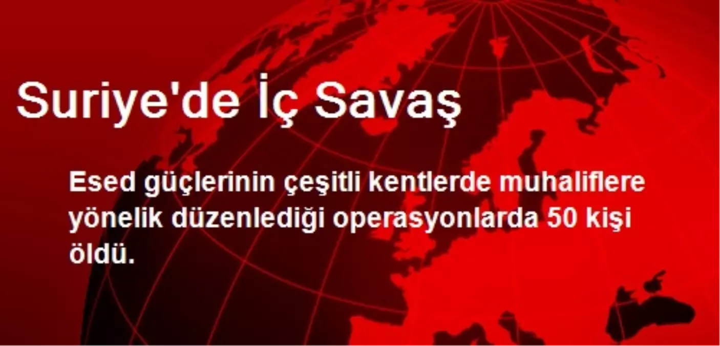 Suriye\'de İç Savaş