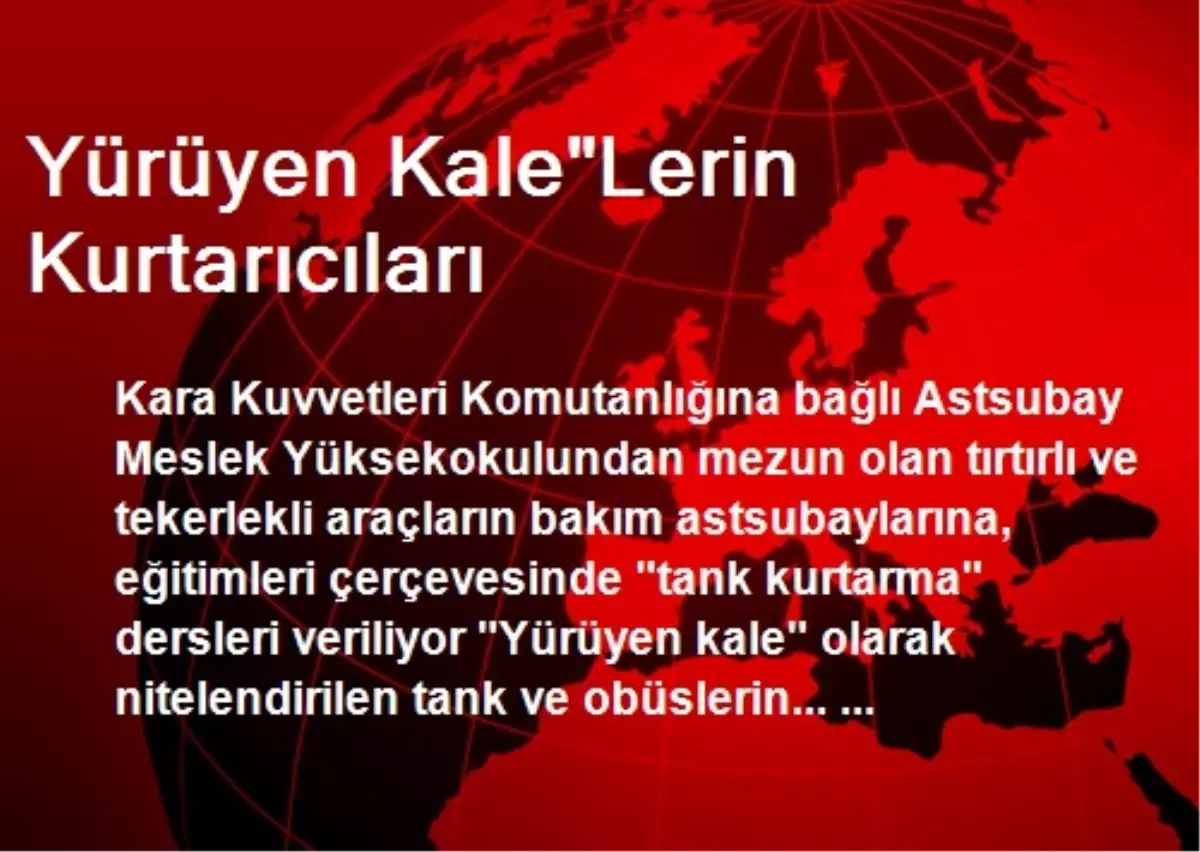 Yürüyen Kale"Lerin Kurtarıcıları