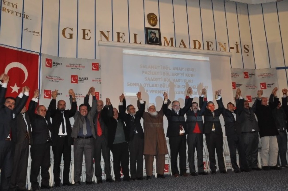 Saadet Partisi Adaylarını Törenle Tanıttı