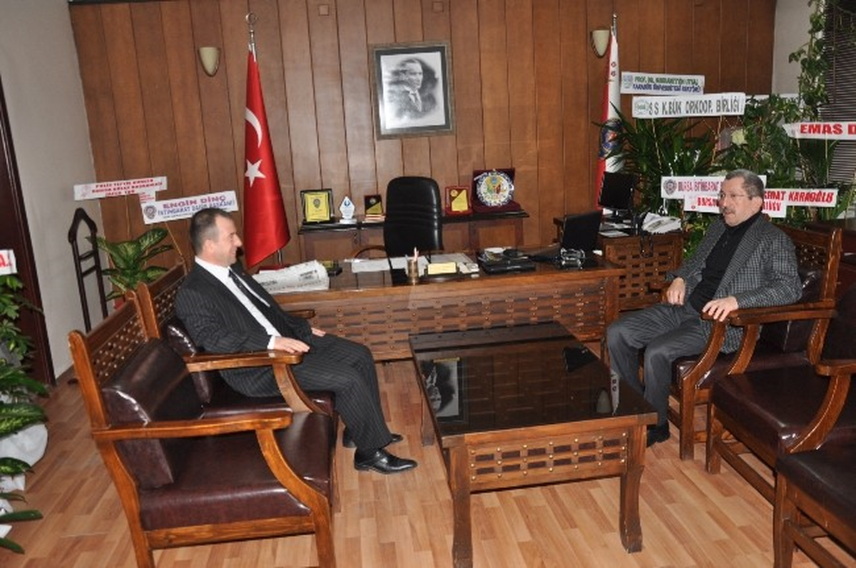 Karabük Belediye Başkanı Vergili\'den Emniyete Ziyaret