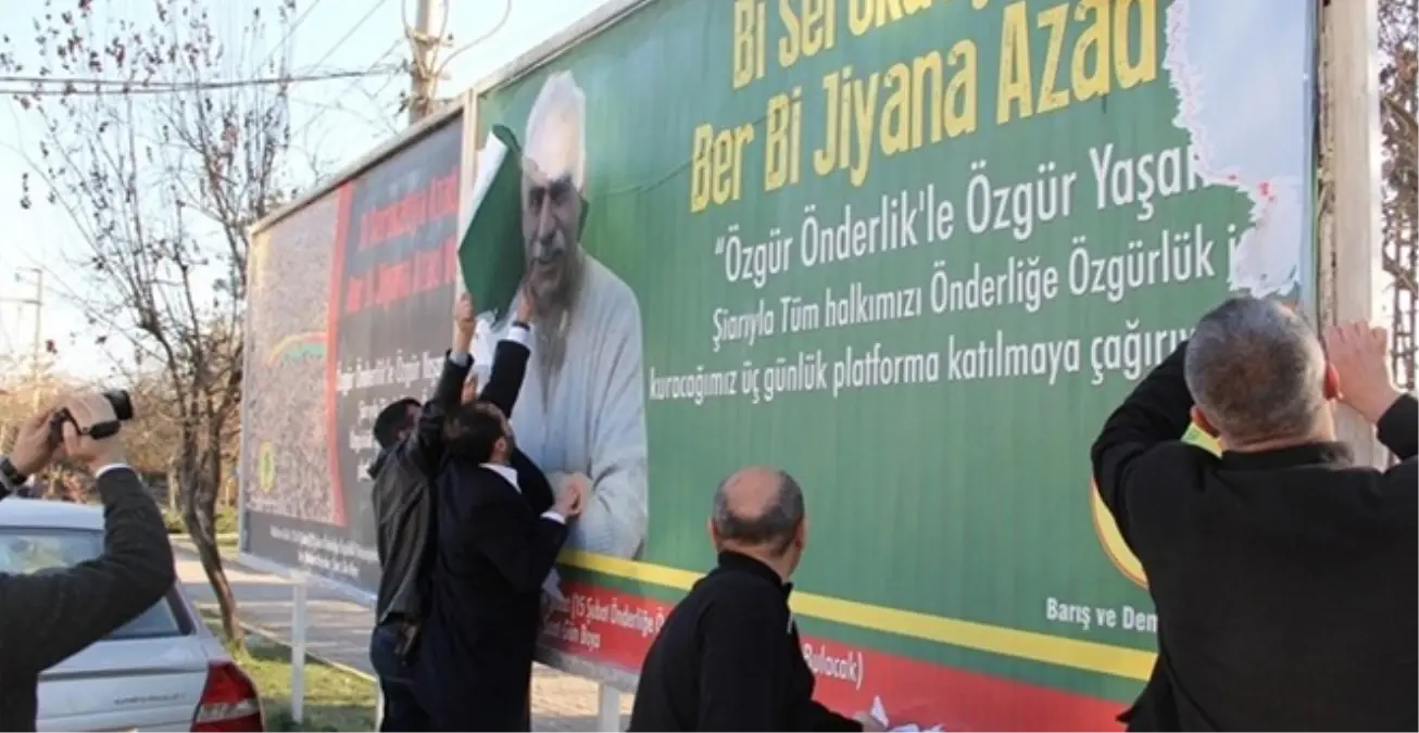 BDP: Öcalan Afişlerinin Toplatılması Kararını Tanımıyoruz