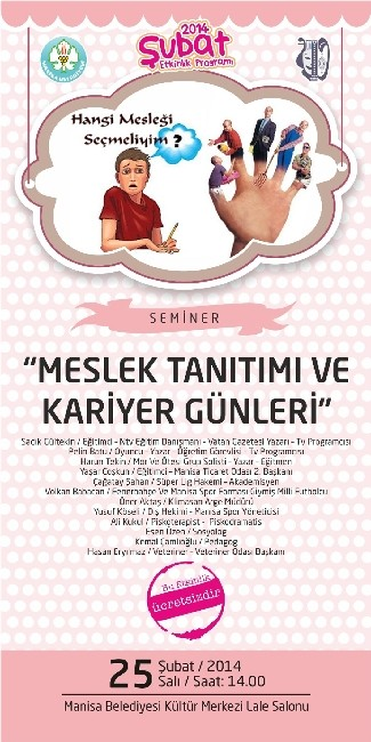 Manisa'da Meslek Tanıtımı ve Kariyer Günleri Başlıyor