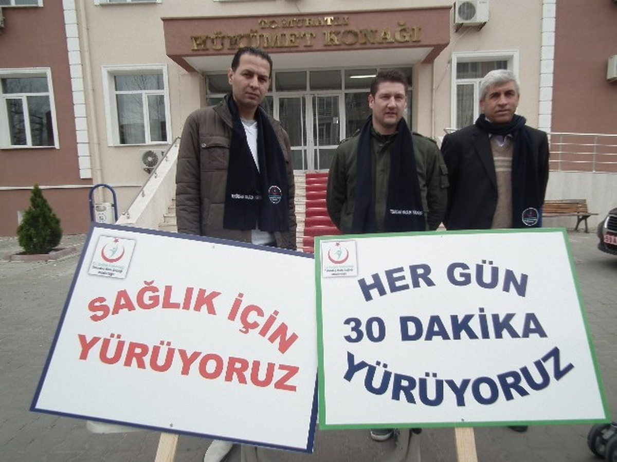 \'Sağlık Çalışanları ile Yürüyoruz\' Etkinliği Yapıldı