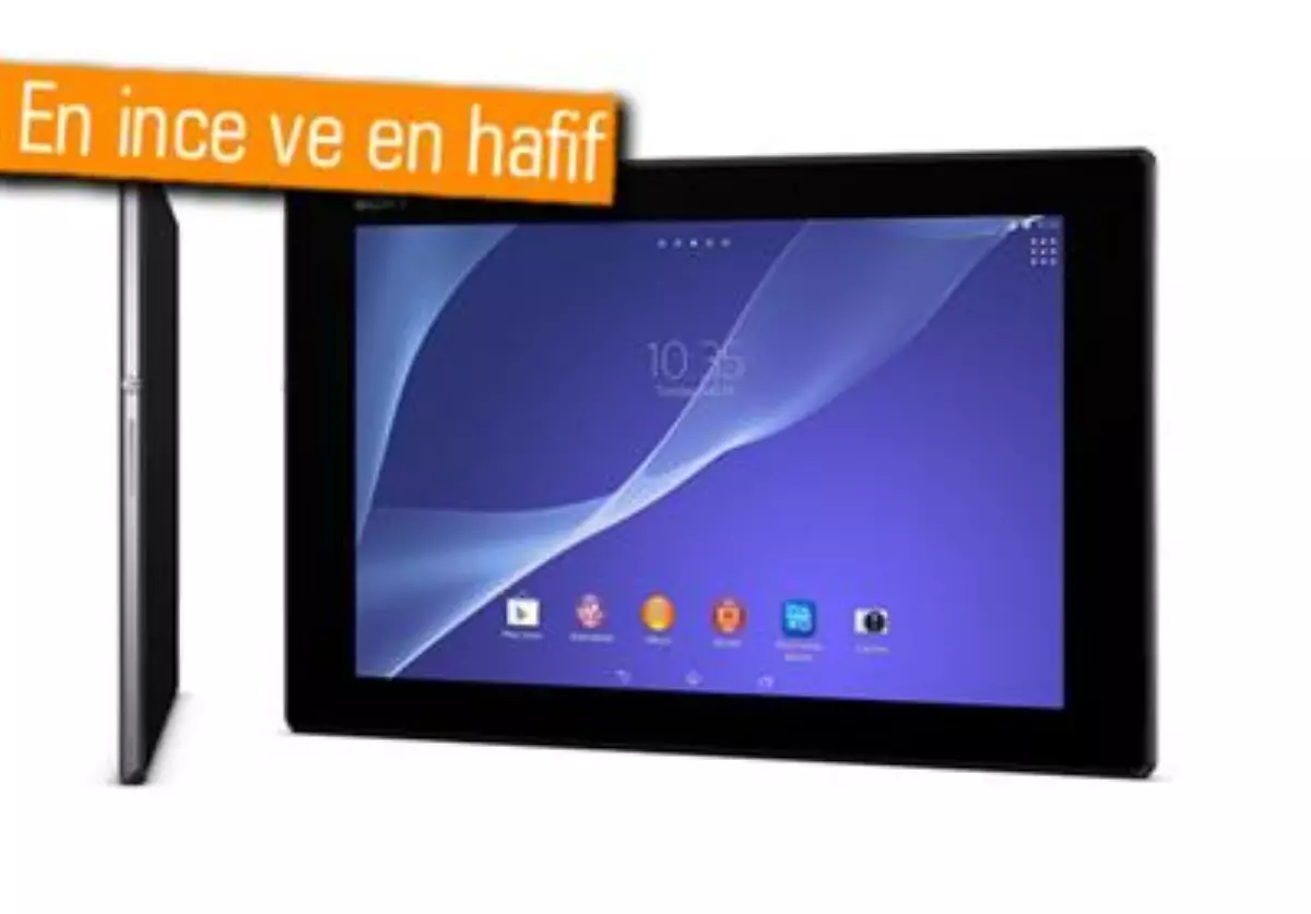 Mwc 2014: Sony, Su Geçirmez Xperia Z2 Tablet\'i Tanıttı