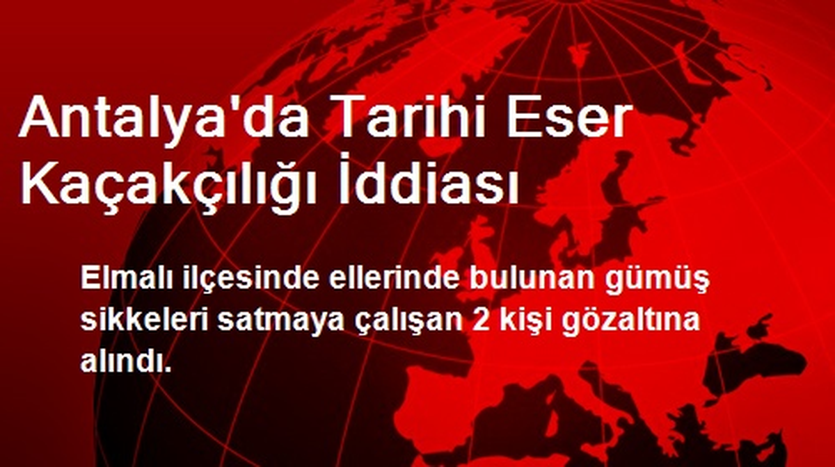 Antalya\'da Tarihi Eser Kaçakçılığı İddiası