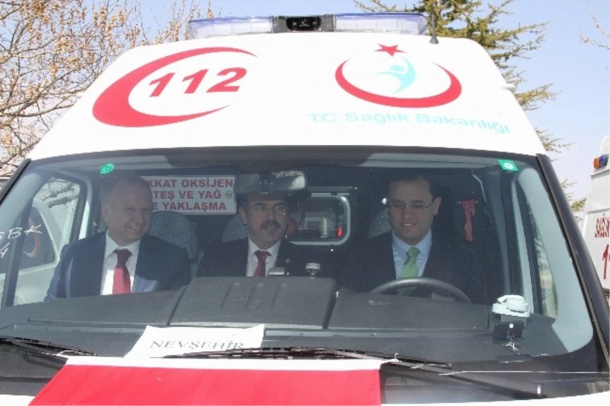 Sağlık Bakanlığı\'ndan Nevşehir\'e 5 Yeni Ambulans