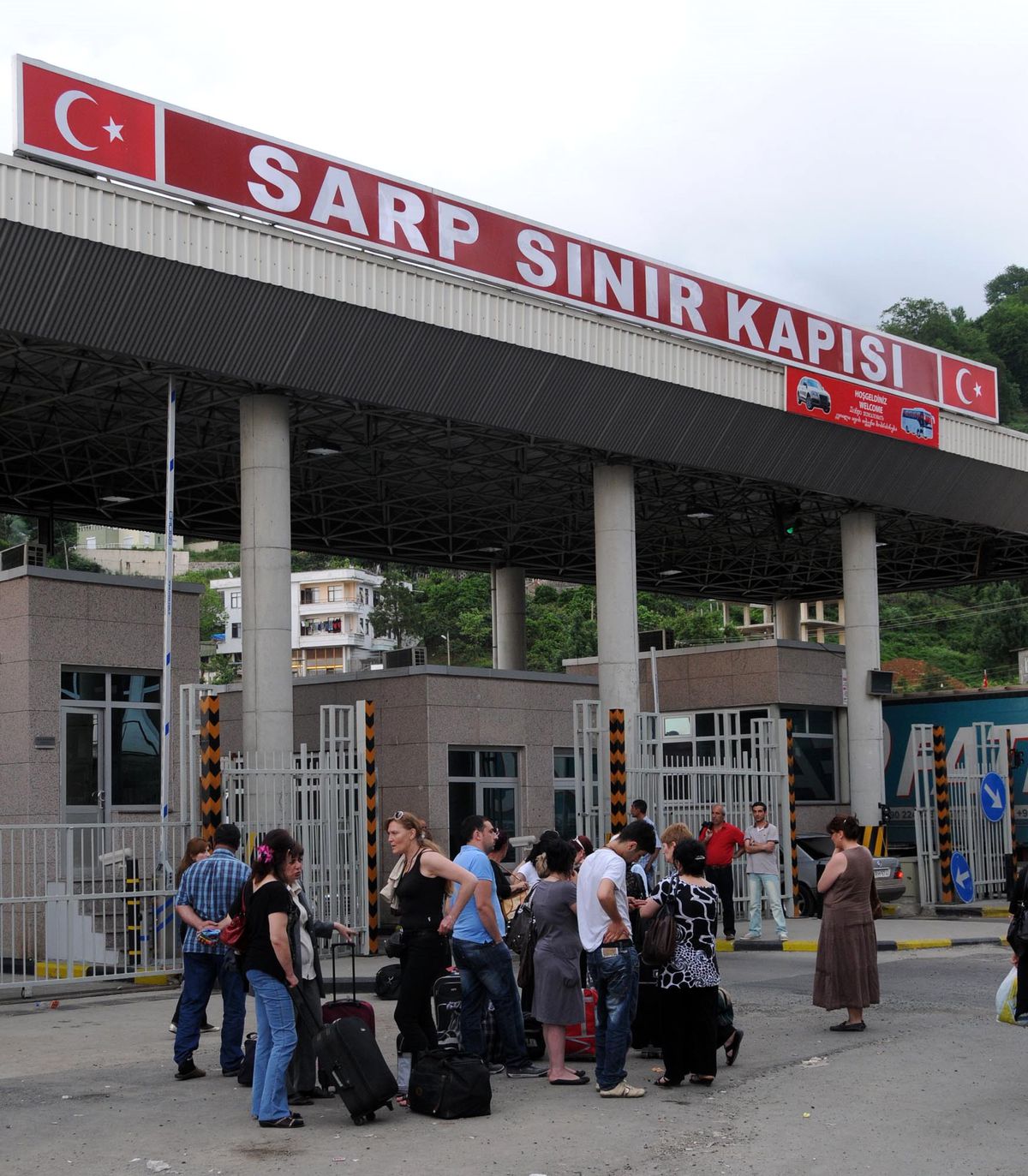 Sarp Sınır Kapısı\'nda Eylem