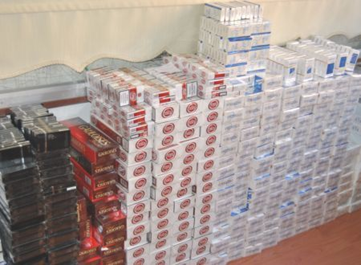 Trende 835 Paket Kaçak Sigara Ele Geçirildi