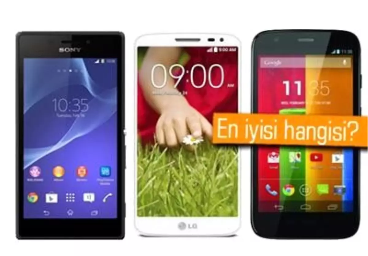 Xperia M2, Lg G2 Mini ve Moto G Karşı Karşıya