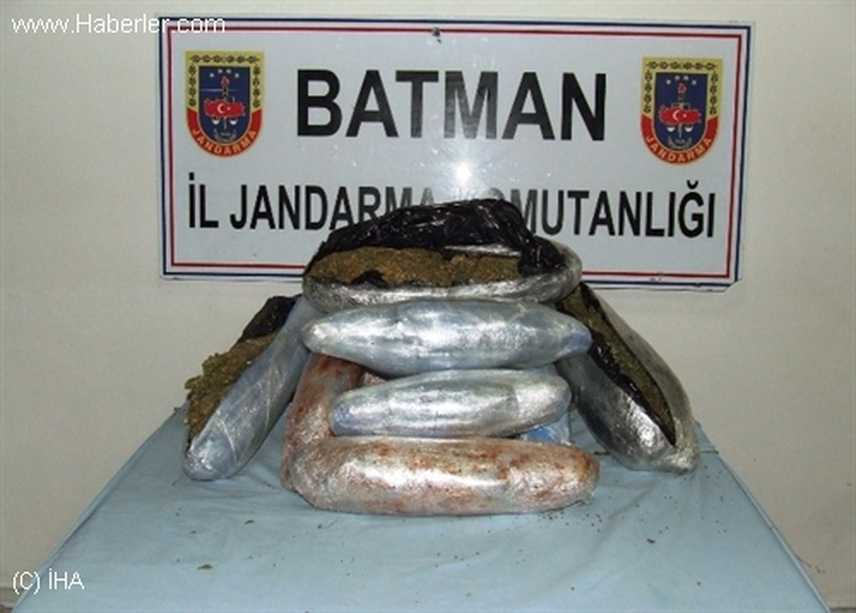 Batman\'da 15 Kilogram Esrar Ele Geçirildi