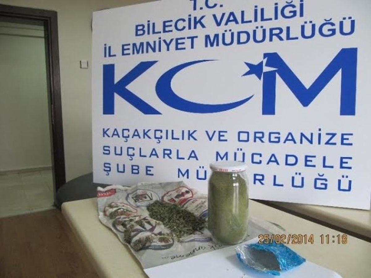 Bilecik\'te Uyuşturucu Operasyonu