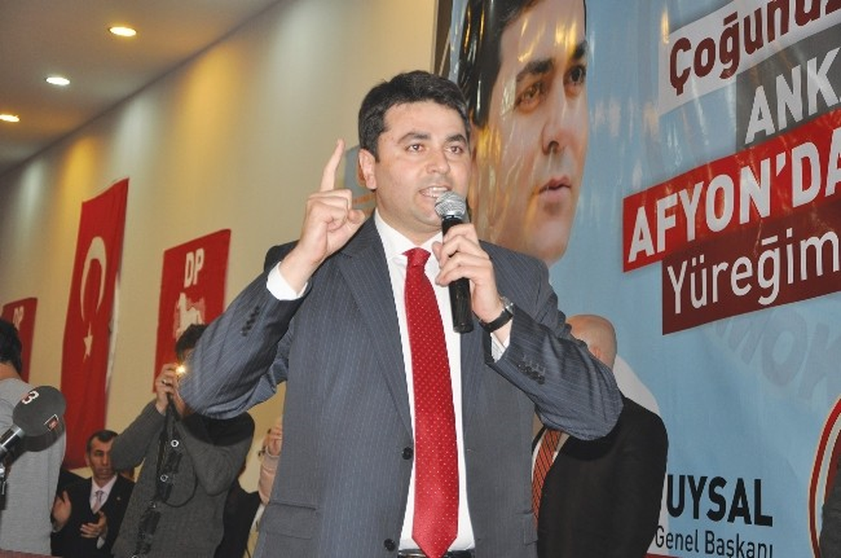 DP Genel Başkanı Gültekin Uysal Afyonkarahisar\'da
