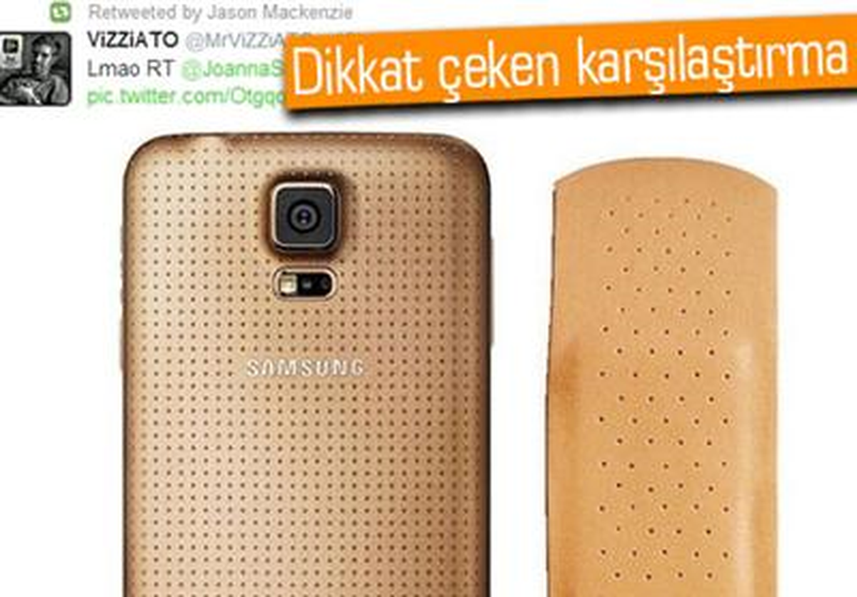 HTC\'den Galaxy S5\'e Yara Bandı Benzetmesi