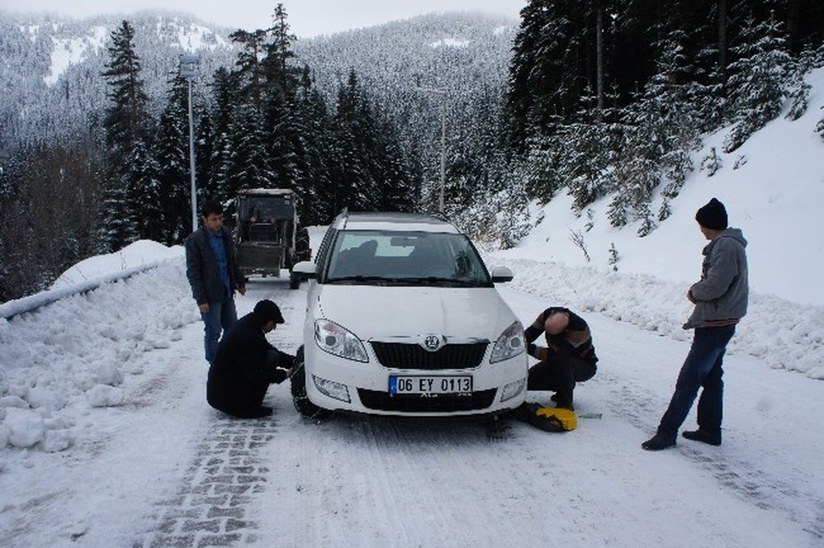 Ilgaz\'da Kar Yağışı