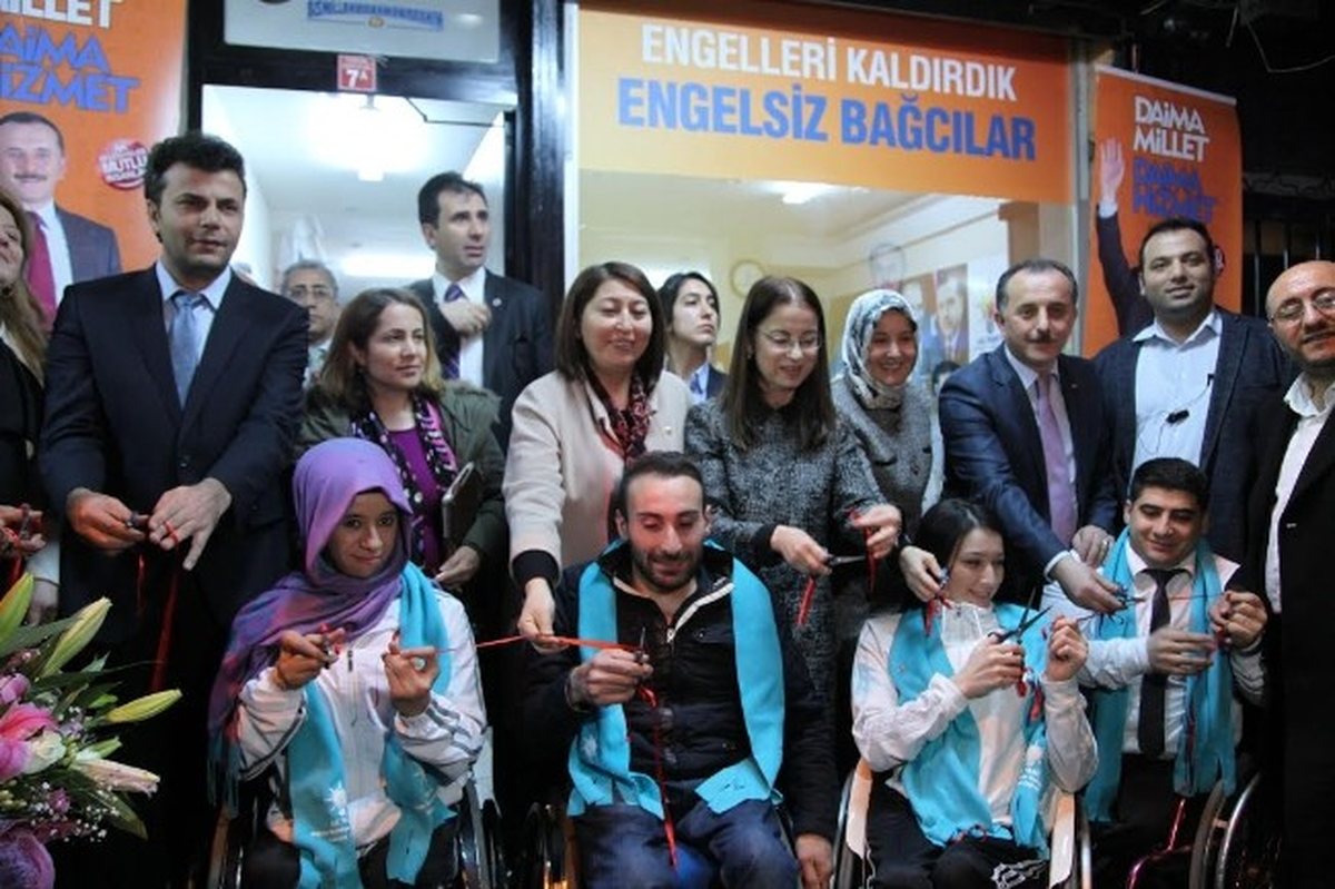 İlk Engelliler Seçim İrtibat Bürosu Bağcılar\'da Açıldı