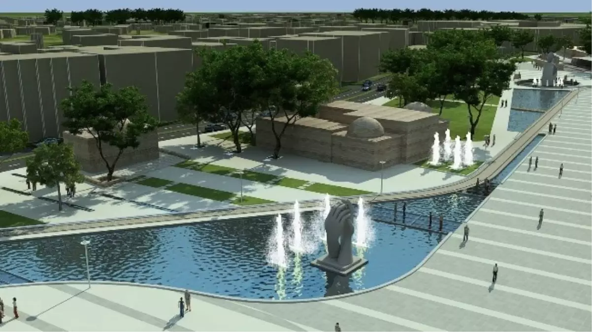 Karaman\'da Aktekke Kent Meydanı Projesi