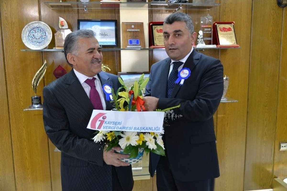 Kayseri Vergi Dairesi Yöneticilerinin Melikgazi Belediye Ziyareti