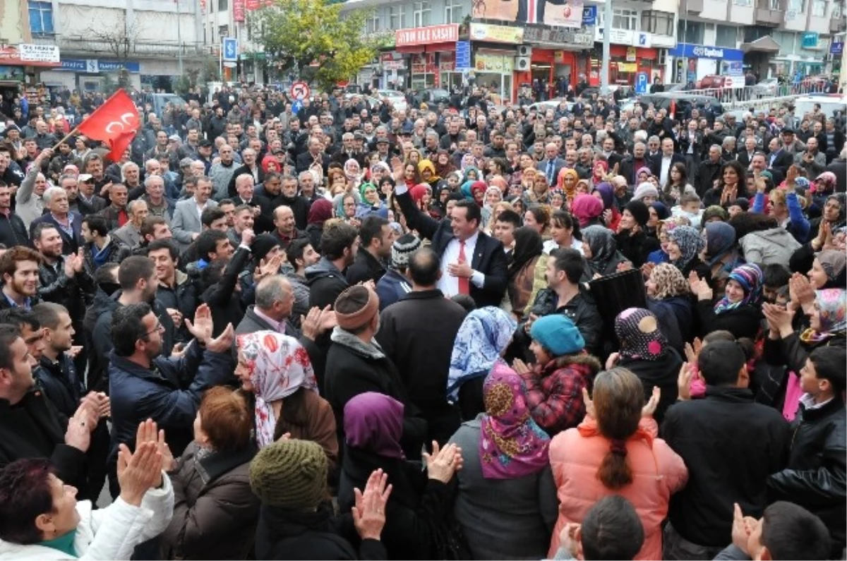 MHP Akçakoca Seçim Bürosu Açılışı Şölen Havasında Gerçekleşti